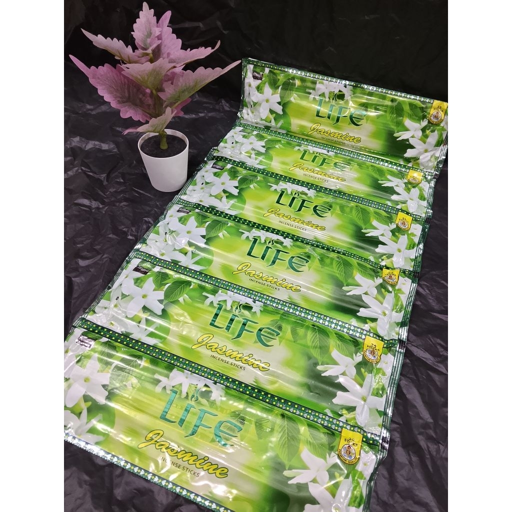 Dupa Wangi Life Jasmine (Melati) Incese Sticks Isi 35 Stik - Dupa Aromaterapi Dupa India