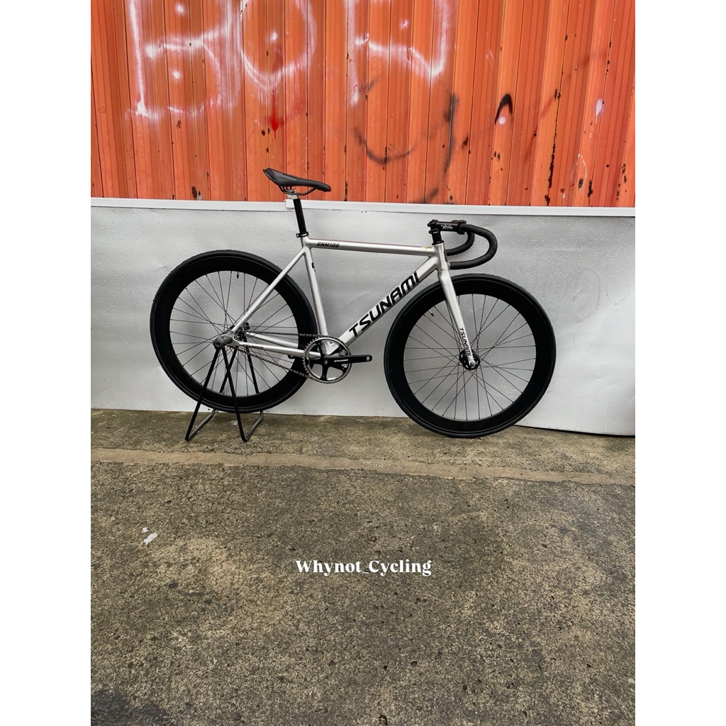 Tsunami SNM 100 fullbike sepeda fixie new original alloy ringan