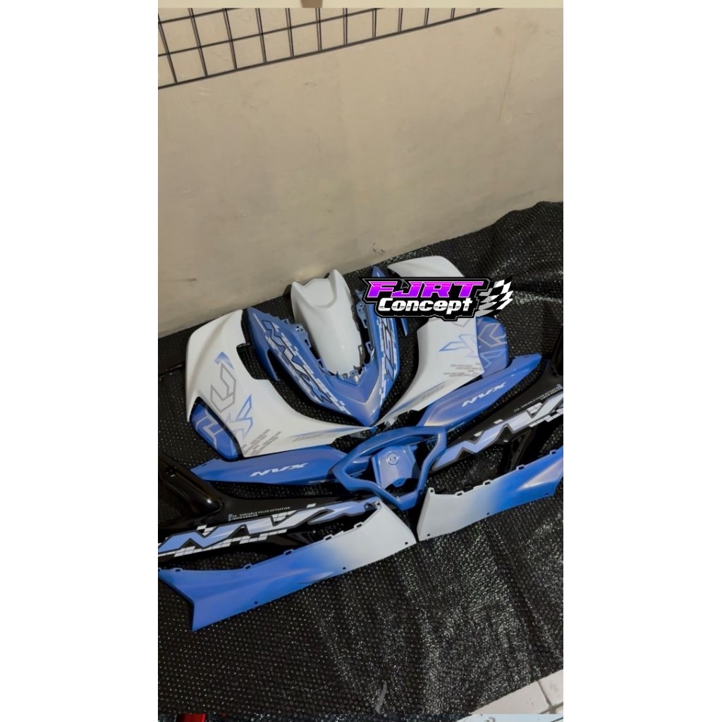 BODY HALUS YAMAHA AEROX NEW 155 / BODY AEROX NEW REPAINT VIETNAM STYLE / BODY AEROX MALAYSIA STYLE /