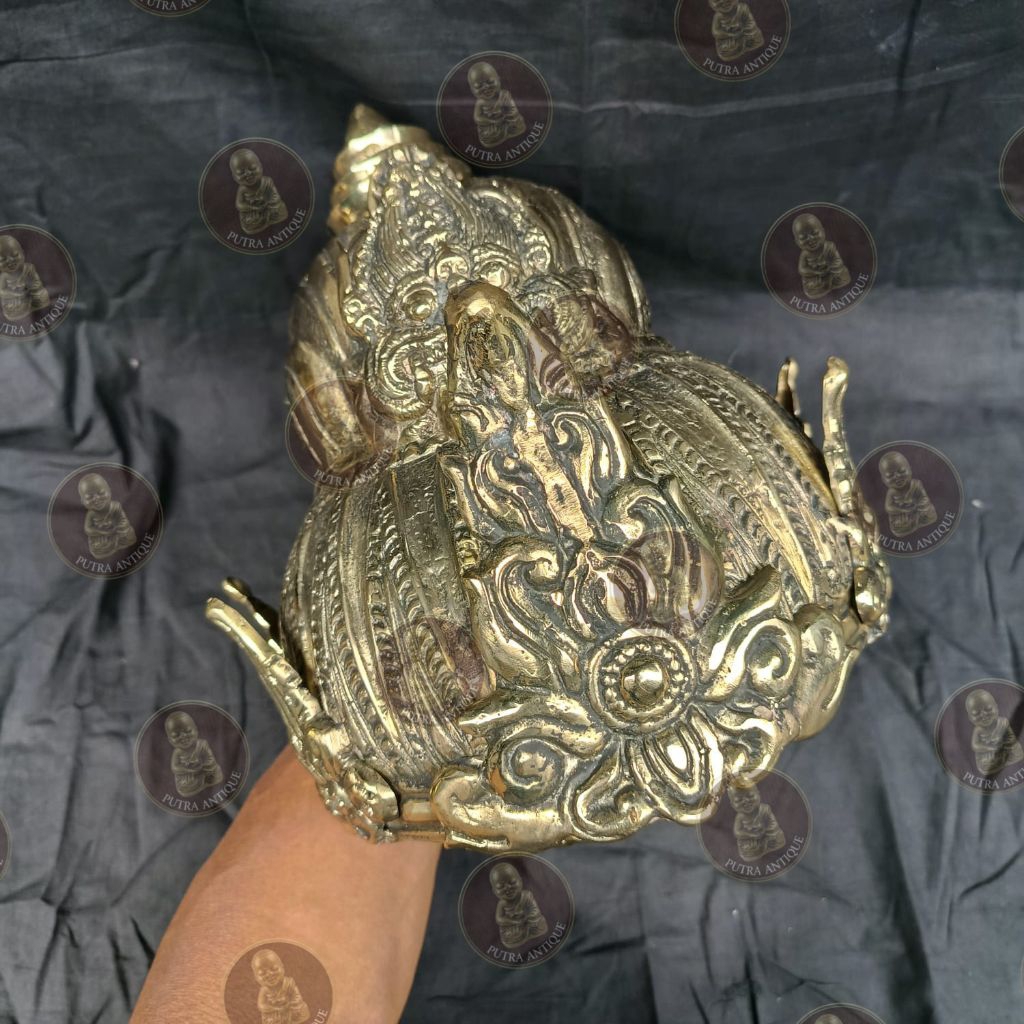Koleksi Mahkota Raja Bahan Full Kuningan