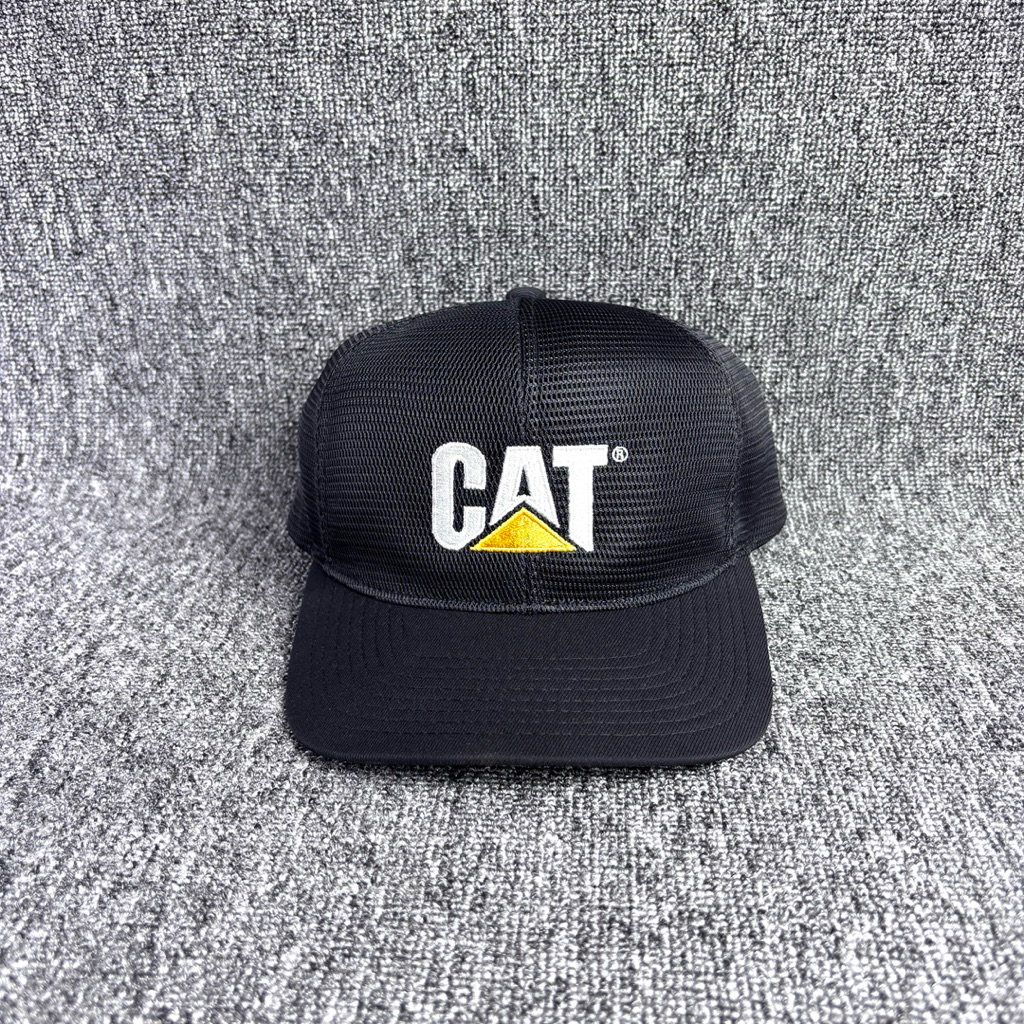 Topi Caterpillar Cap CAT Full Jaring Second Preloved Original 375