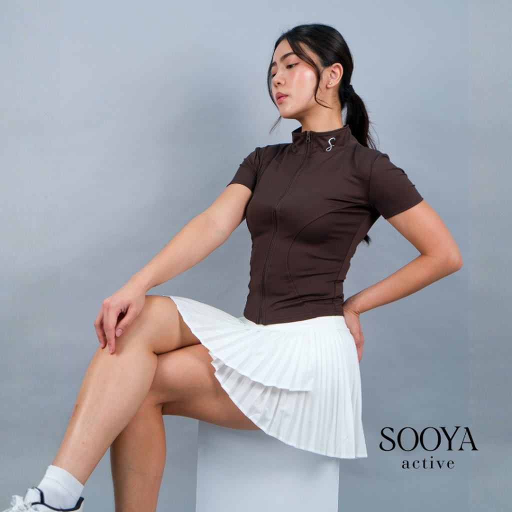 Baju Olahraga Wanita Harin Top | Atasan Olahraga | Baju Olahraga Wanita Muslim | Rok Wanita | Sooya