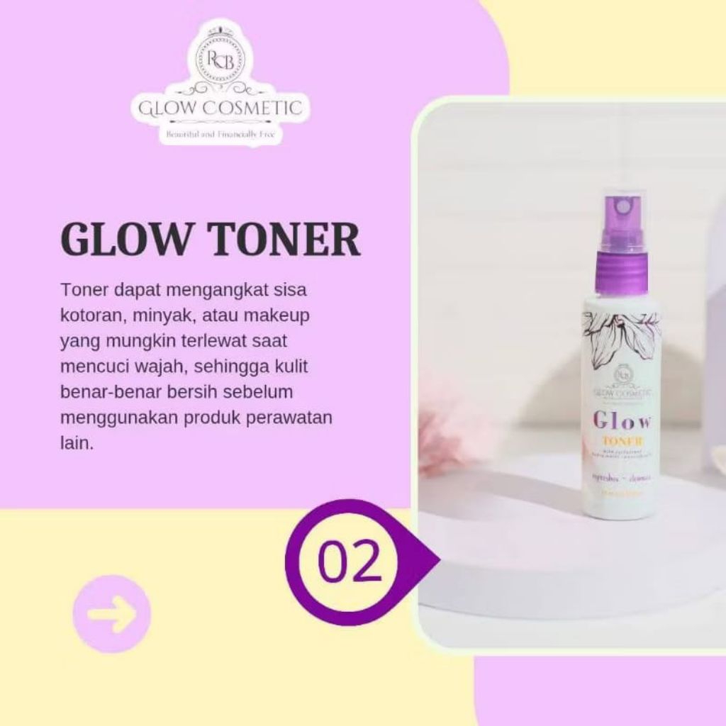 TONER RCB GLOW COSMETIC | TONER RCB
