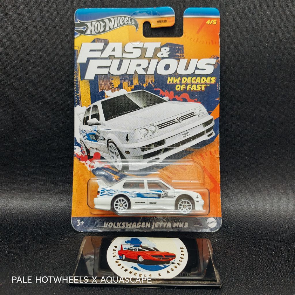 HOT WHEELS FAST & FURIOUS VW JETTA DECADE OF FAST