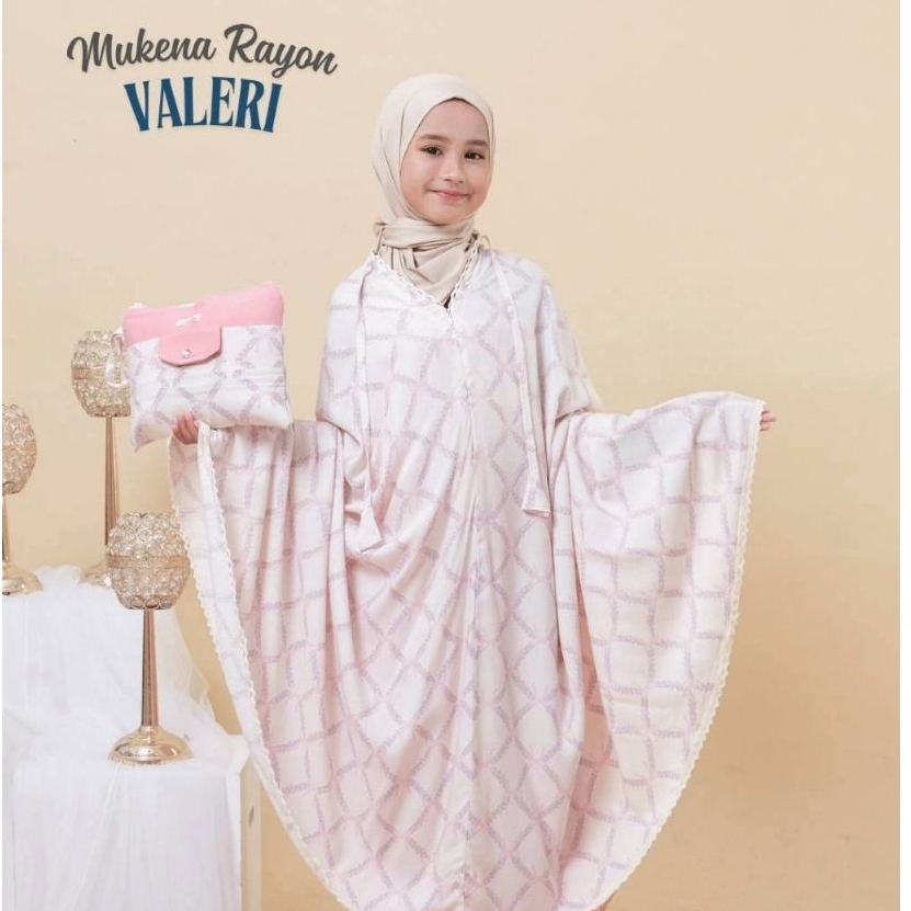 Mukena Anak Tanggung | Mukena Anak Rayon 2 IN 1 | Mukena Anak 8 - 12 Tahun