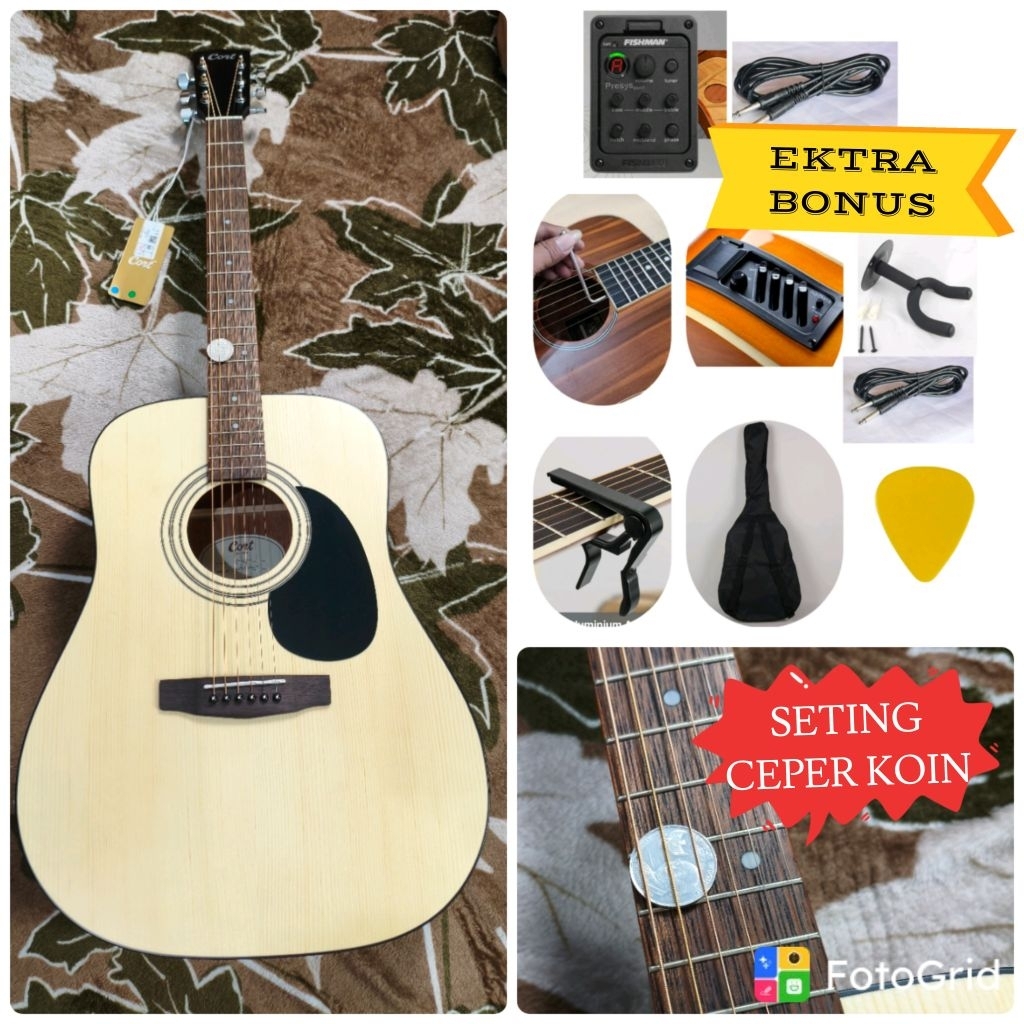 GITAR CORT AD810 OP ORIGINAL GITAR CORT AKUSTIK ELEKTRIK