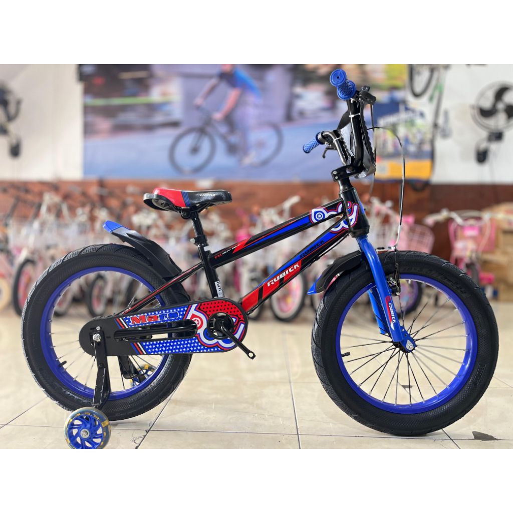 Sepeda anak BMX Genio Rubick kids MARS 18 inchi BMX 18" sepeda BMX sepeda anak laki-laki