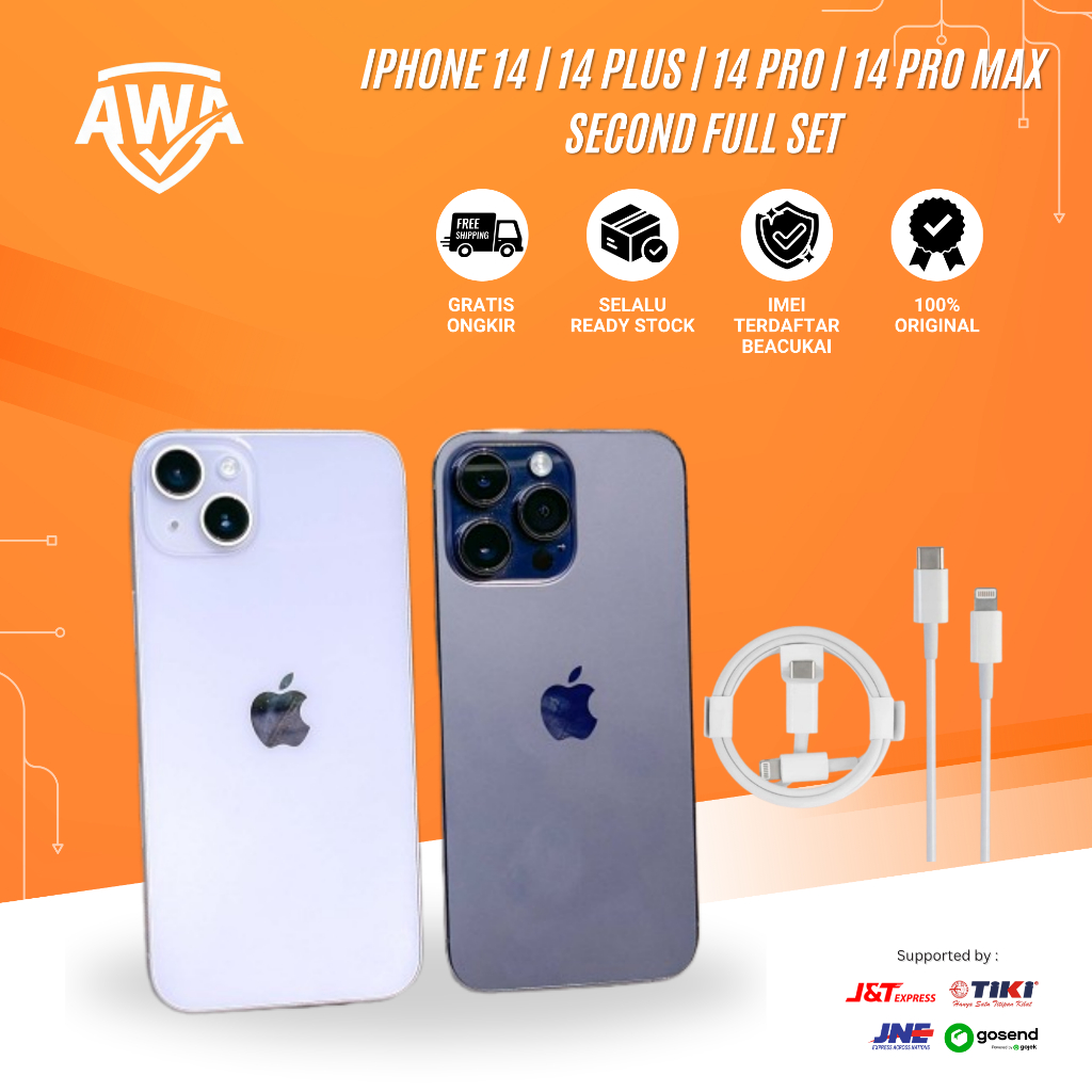 Seken iBox iPhone 14 Plus / 14 Pro / 14 Max 128GB 256GB 512GB 1TB Bekas Mulus