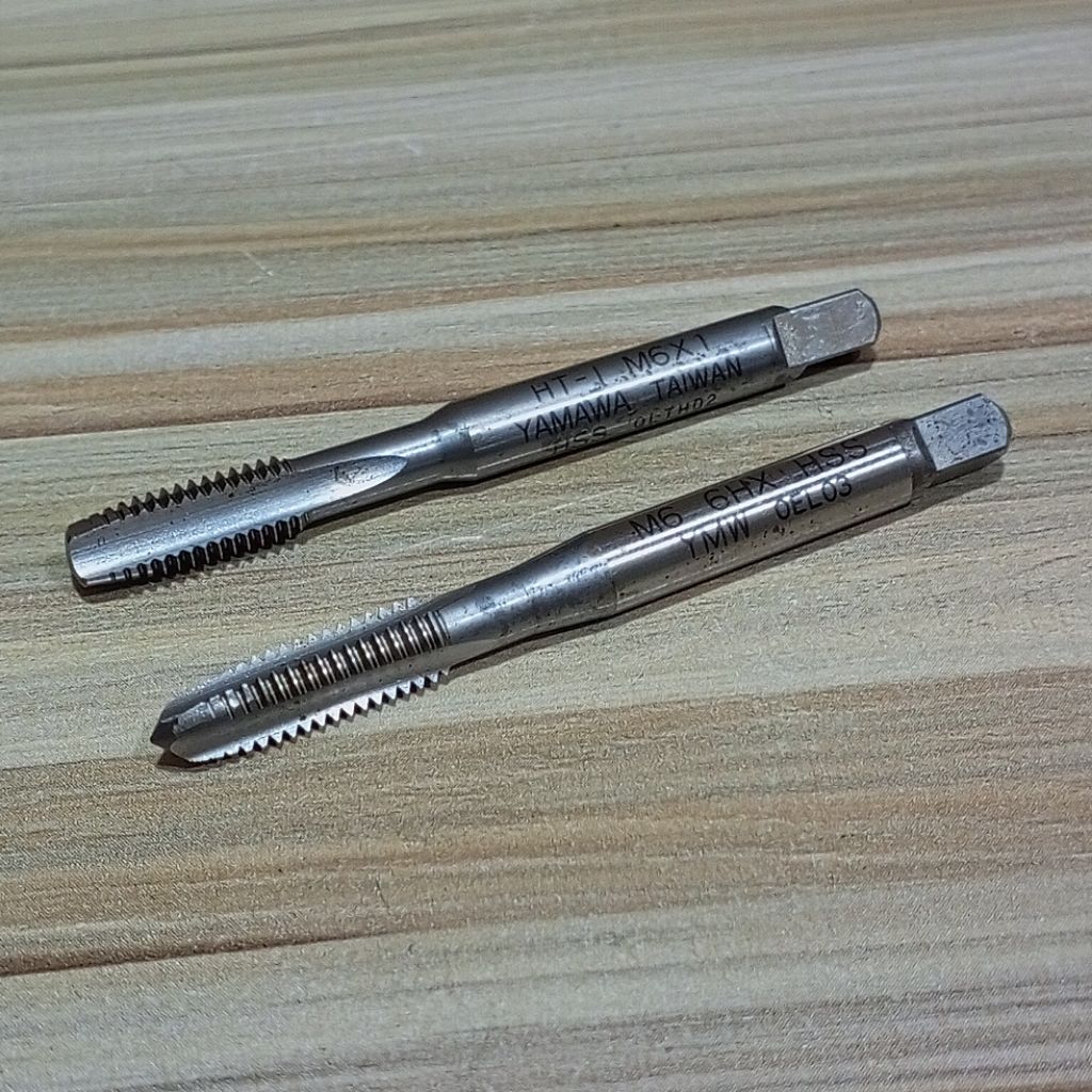Tap mesin m6 × 1 hand tap bukan yamawa m6×1 po german bekas mulus