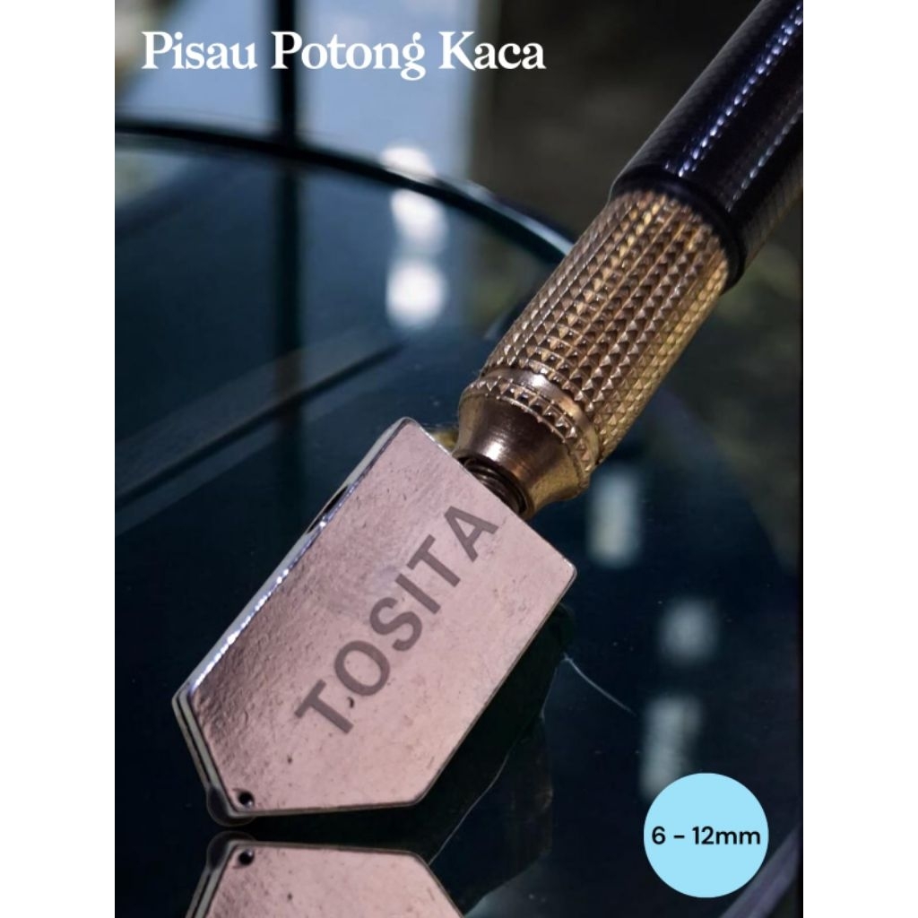 [TERMURAH] Alat Potong kaca tosita Pisau tajam, tahan lama, cocok untuk kaca cermin/ Aquarium
