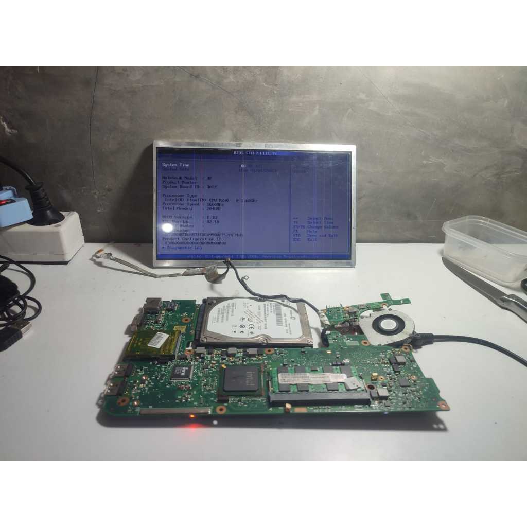ET24 MB-HP-15 MOTHERBOARD MOBO LAPTOP HP MINI 110-1 6050A2290801-MB-A03