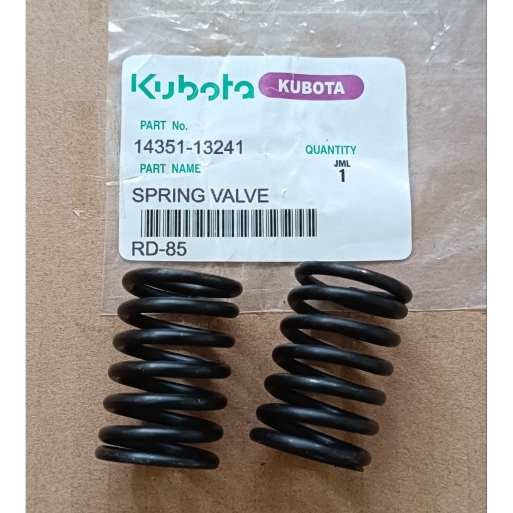 Per Klep RD85 Kubota, Spring Valve RD85 Kubota