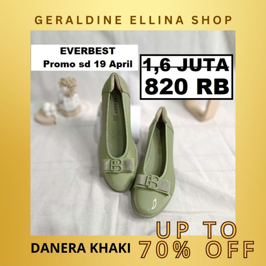 Sepatu wedges Wanita perempuan cewe cewek kerja cewek EVERBEST ORIGINAL 100% seri DANERA