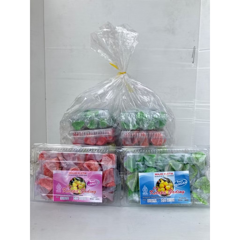 WAJIK KLETIK MIX PANDAN VANILA OLEH - OLEH KHAS BLITAR