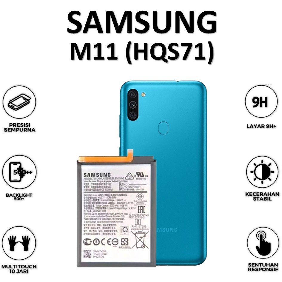 BATERAI SAMSUNG HQS71 SAMSUNG M11 Batre Batrai Baterai ORIGINAL 100%
