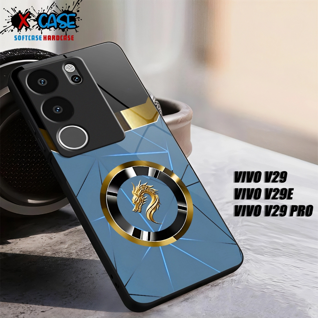 Casing Hp VIVO V29 Softcase VIVO V29 V29E V2250 Case Glossy Cassing kaca kilau Pelindung Hp Aksesori