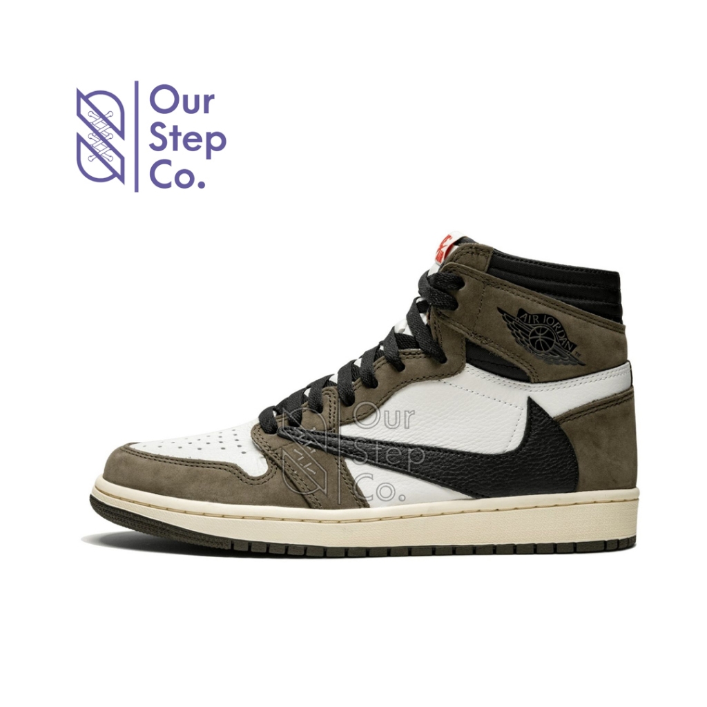 Sepatu Travis Scott X Jordan 1 High OG Cactus Jack Original BNIB