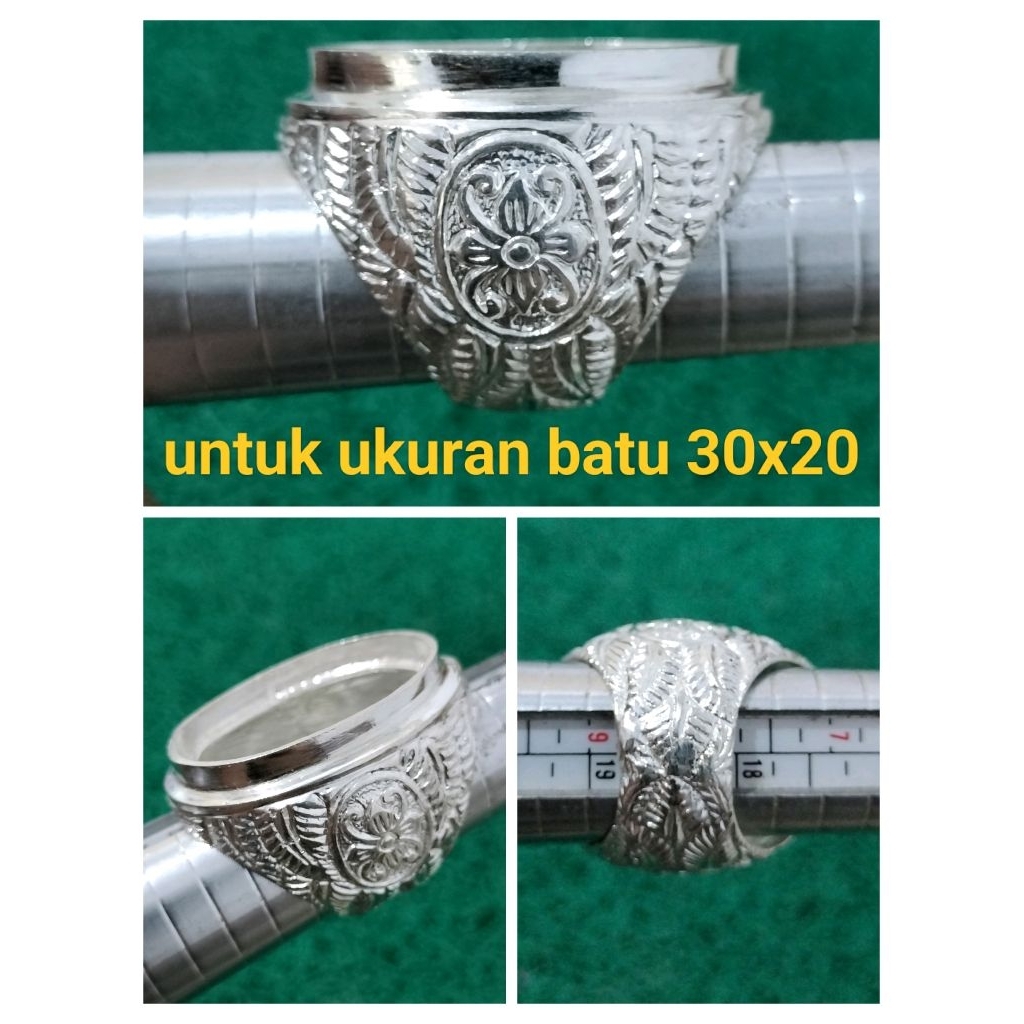 RING ALPAKA SUPER TERBARU MODEL PERAK