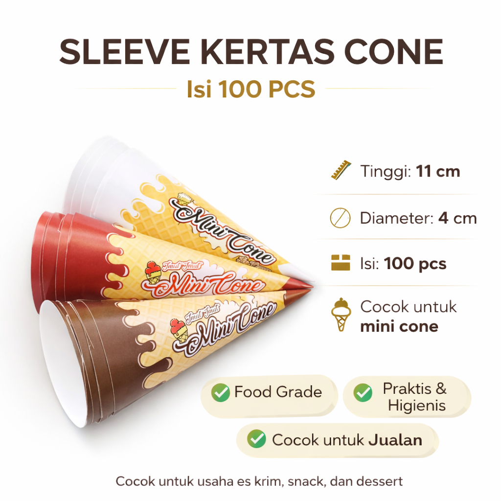 produsen kemasan es krim cone mini -kemasan mini cone es cream-jual kemasan mini kerupuk es krim