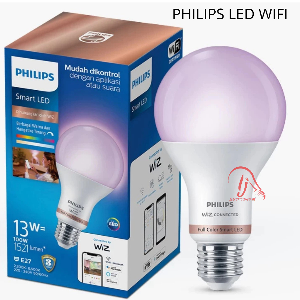 PHILIPS SMART LED WIFI BULB 13W 13WATT 13 WATT PHILIPS SMART WIFI LED BULB 8,5W 8,5 WATT PHILIPS LAM
