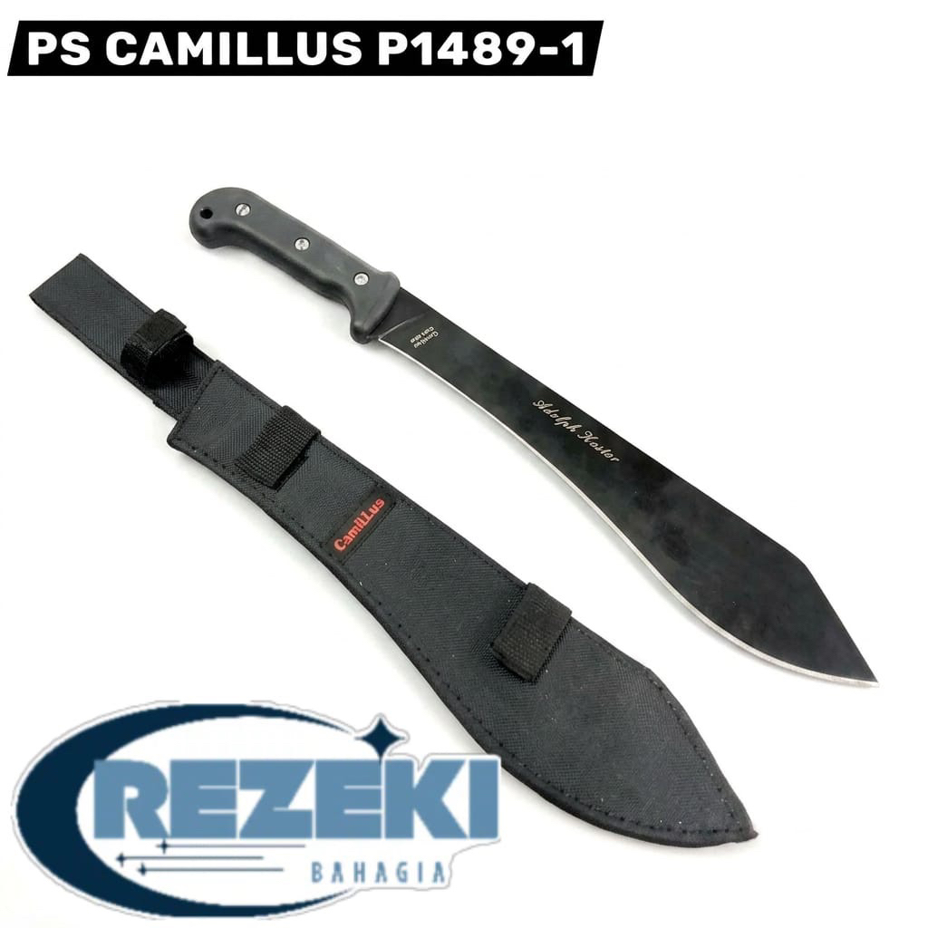 Alat Potong Kayu Bambu Semak Machete Survival Black Camilus CAM-BK6 P1489.1