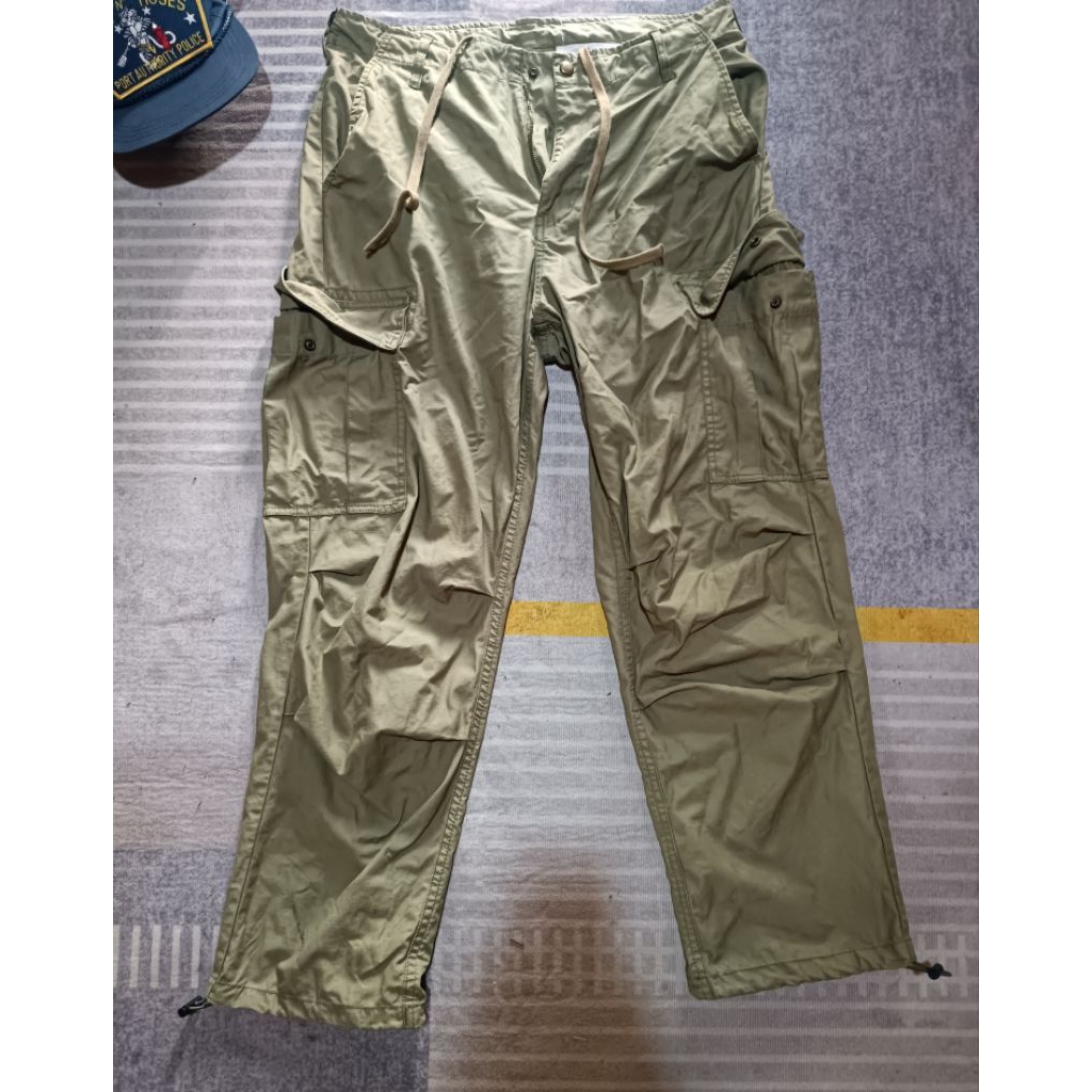 celana Cargo olive M 32/33 not alpha industri not avirex
