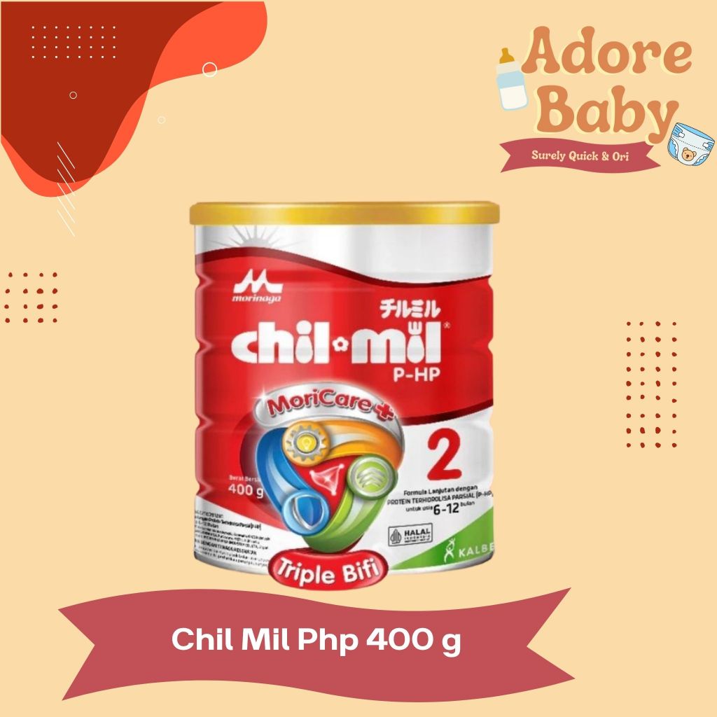 MORINAGA CHIL MIL PHP 400 GRAM SUSU FORMULA BAYI 6-12 BULAN