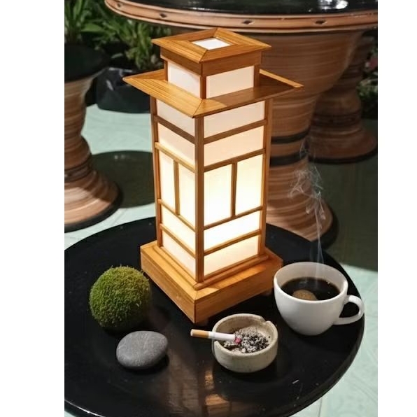 Lampu hias/ tidur/bambu