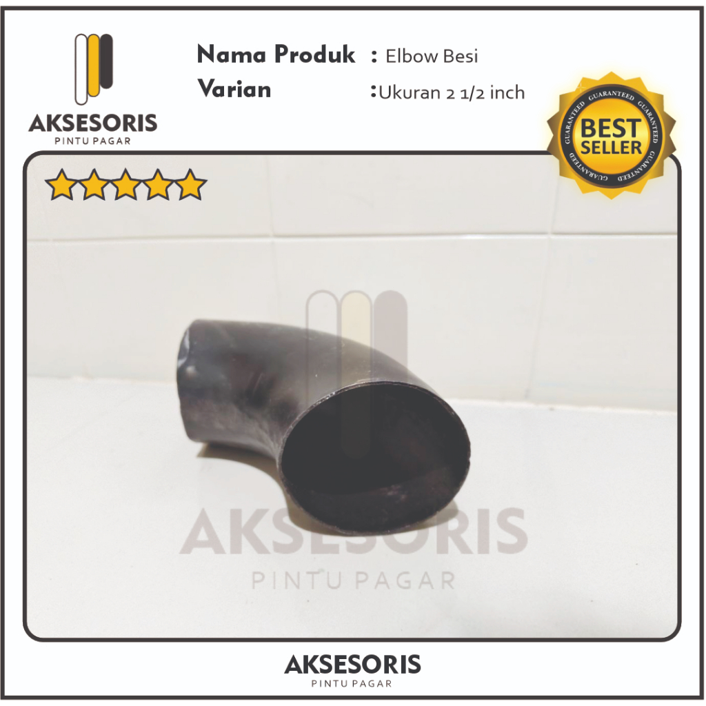Elbow besi pipa las uk 2,5 inch elbo Lbow keni knee pipa las penyambung pipa besi 2 1/2 in