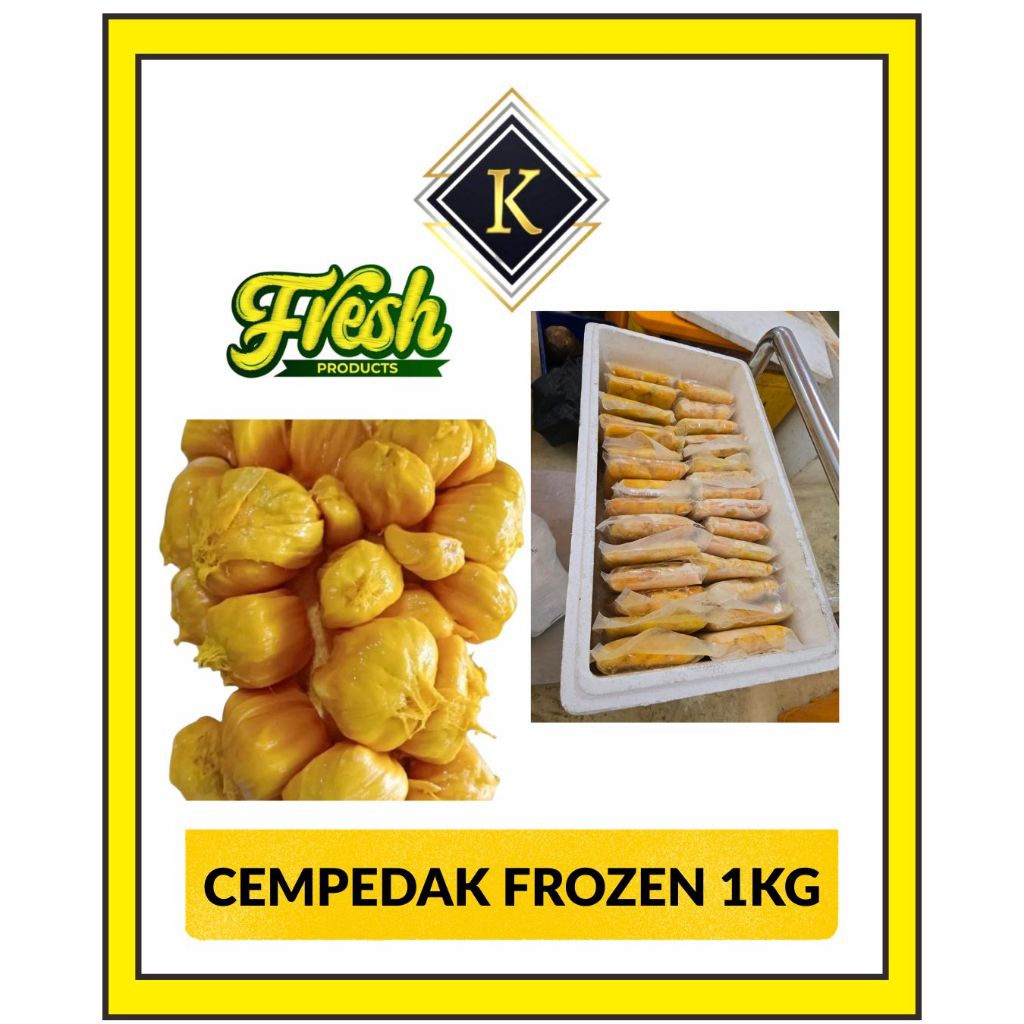 Frozen Buah Cempedak / Cempedak Kupas / Cempedak Manis / Cempedak Beku 1kg