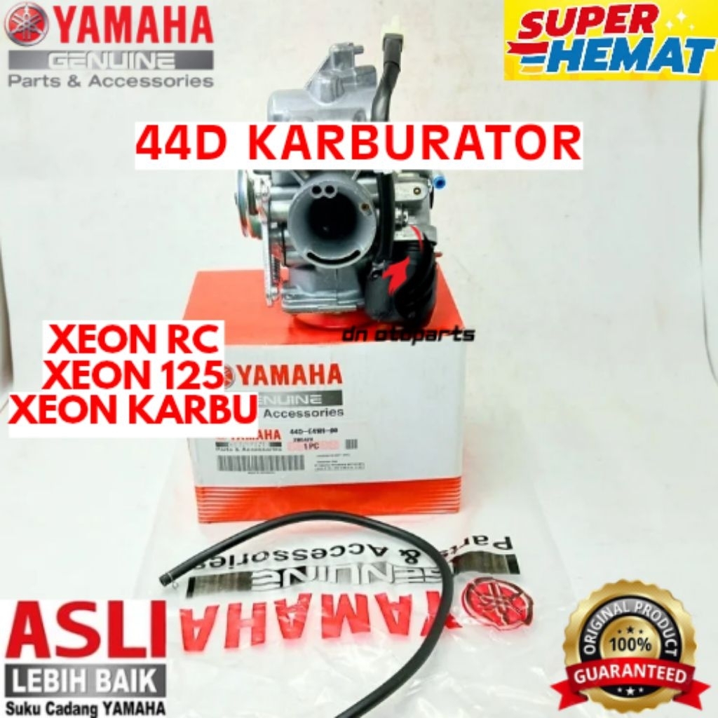 KARBURATOR ORIGINAL YAMAHA KODE 44D, KARBURATOR XEON RC, KARBURATOR XEON 125, KARBURATOR XEON KARBU
