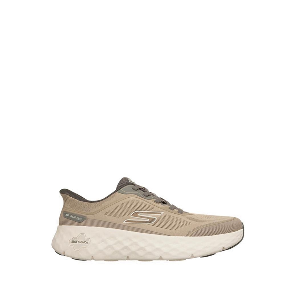 Sepatu Jalan Pria Skechers Slip-Ins Go Walk Max Cushioning Flex - Taupe original