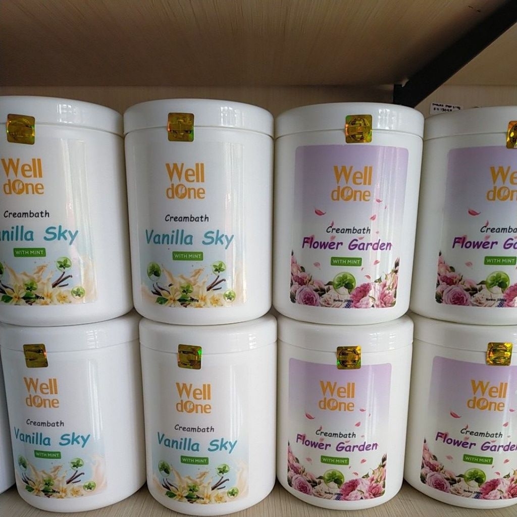 welldone creambath kemasan baru 1 kg