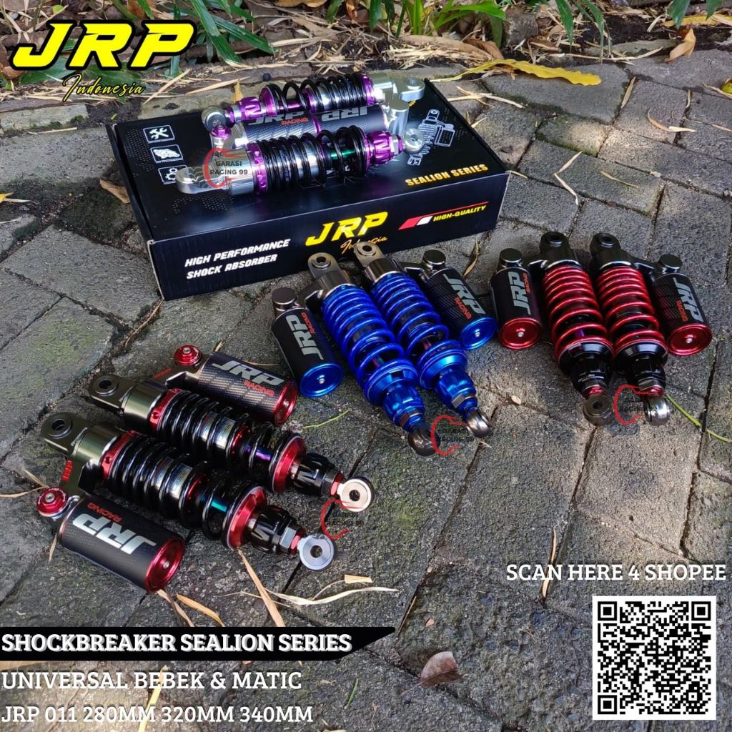 Shockbreaker Belakang Tabung Atas JRP Sealion Series Tabung Aktif Uk 280 320 340 Universal Shock Bel