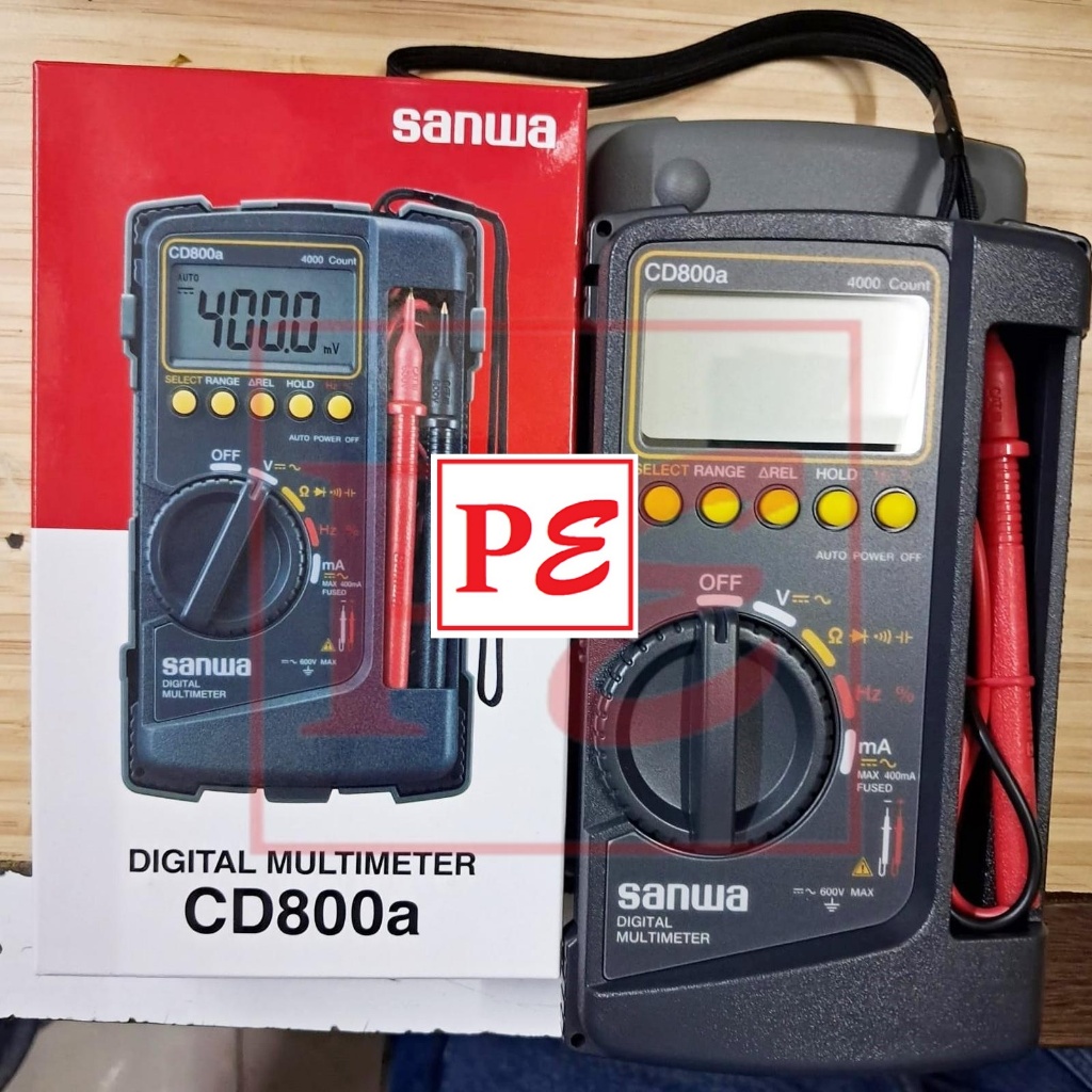Sanwa Digital Pocket Multitester CD800A Multimeter CD 800A SANWA