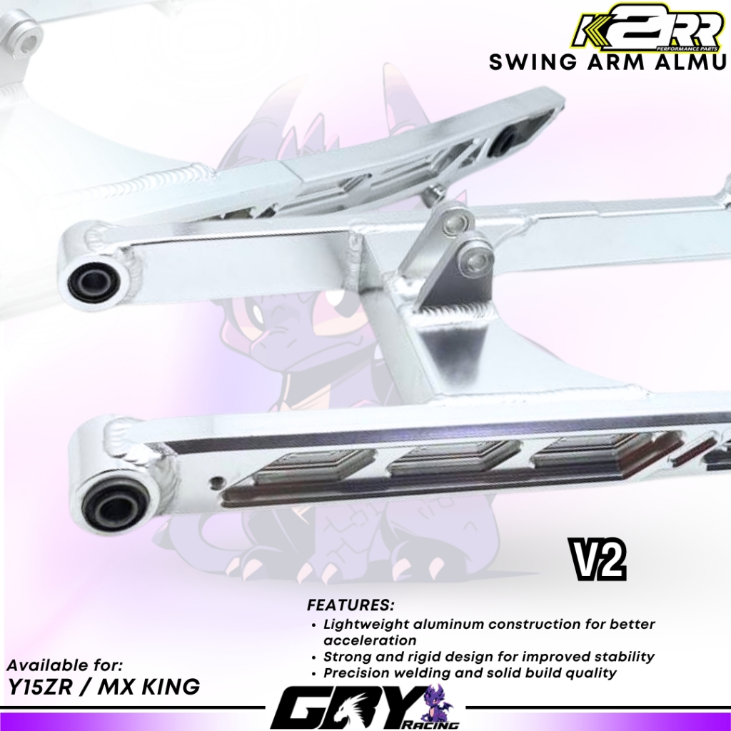 K2RR Aluminium Swing Arm Y15ZR – Sasis Belakang MX King Original