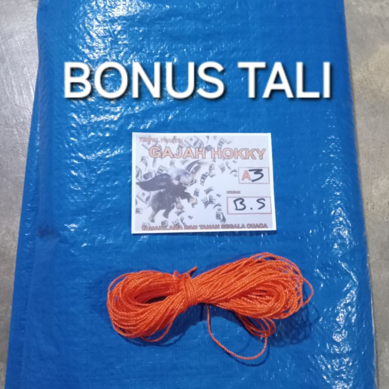 Terpal Tenda 2x6 A3 Terpal Jemur Padi Terpal Serbaguna