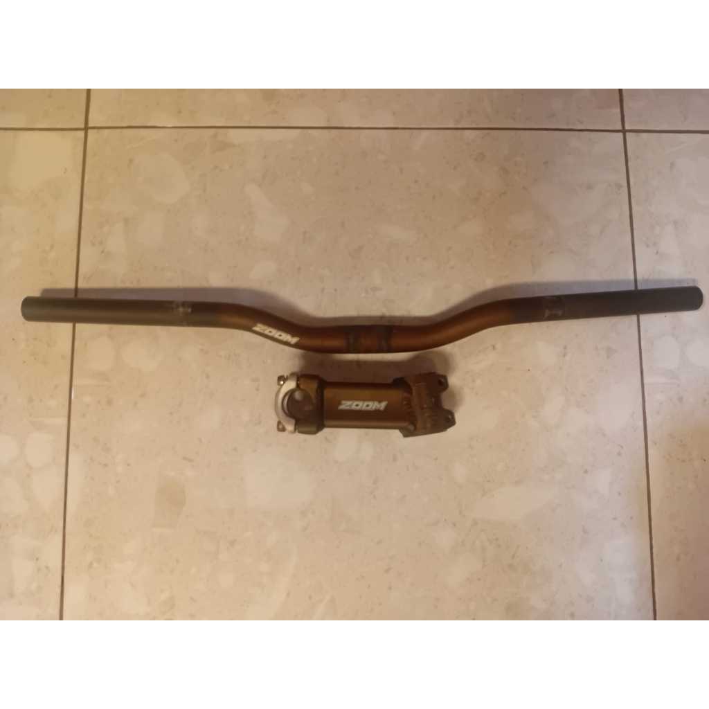 Barset Rise Bar Stem Zoom MTB Commuter Hybrid Fixie Sepeda Gunung