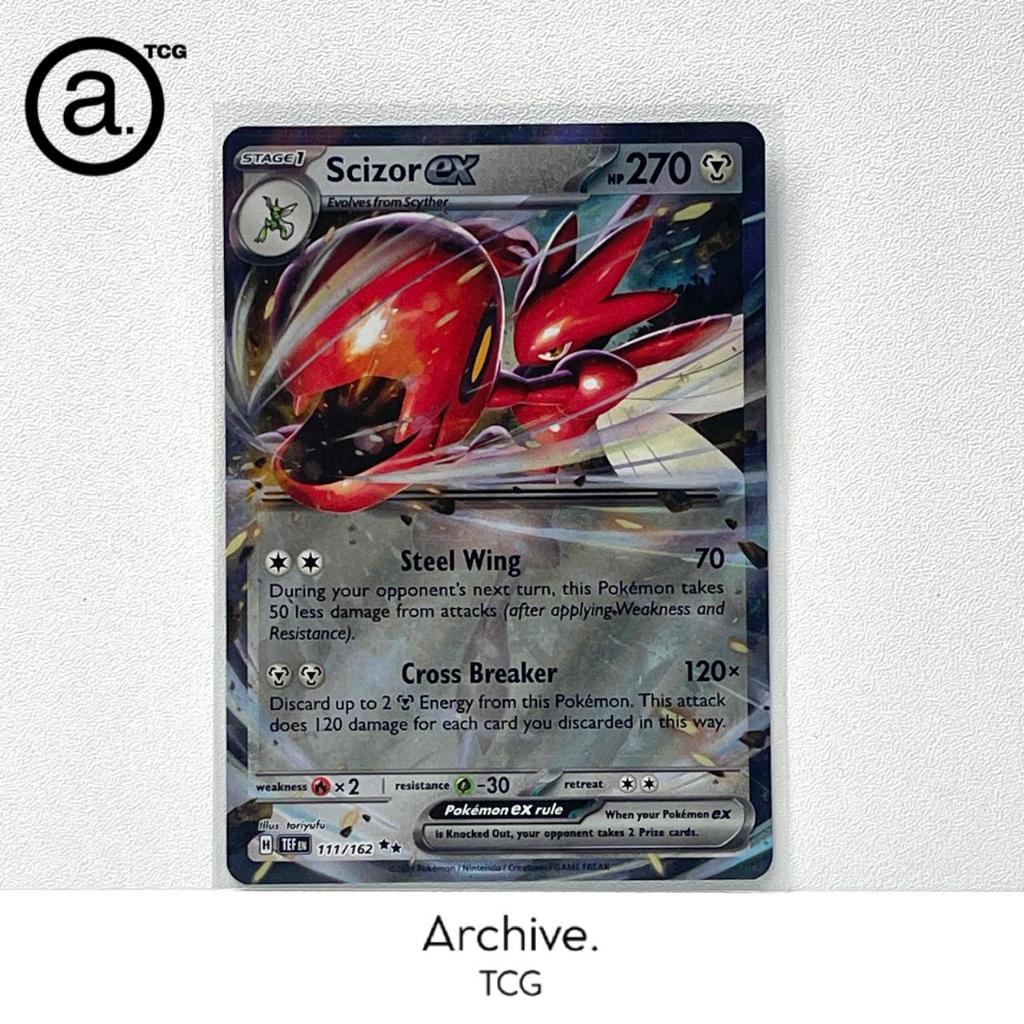 Scizor ex RR (111/162) Pokemon English ~ Temporal Forces (TEF)