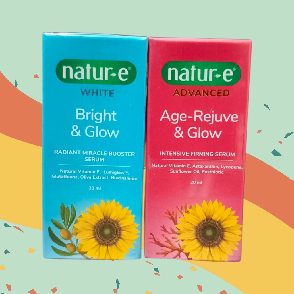 Natur-e white bright & glow serum || Natur-E advanced serum