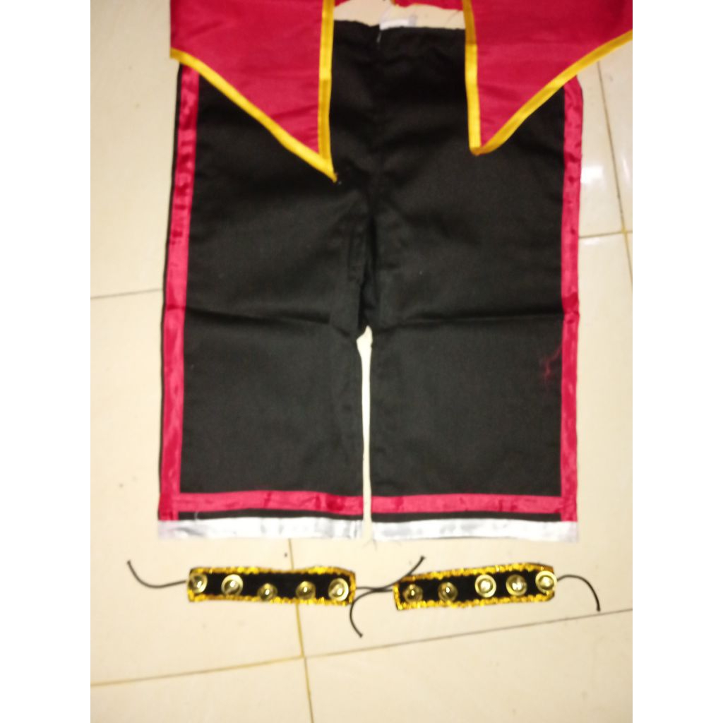 Baju ganong rompi bujang ganong untuk anak TK SD dewasa