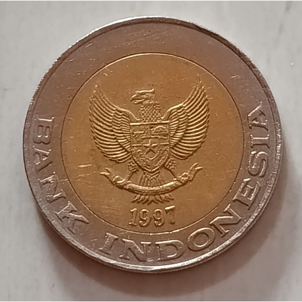 koin Indonesia (1000 kelapa sawit) tahun 1997..
