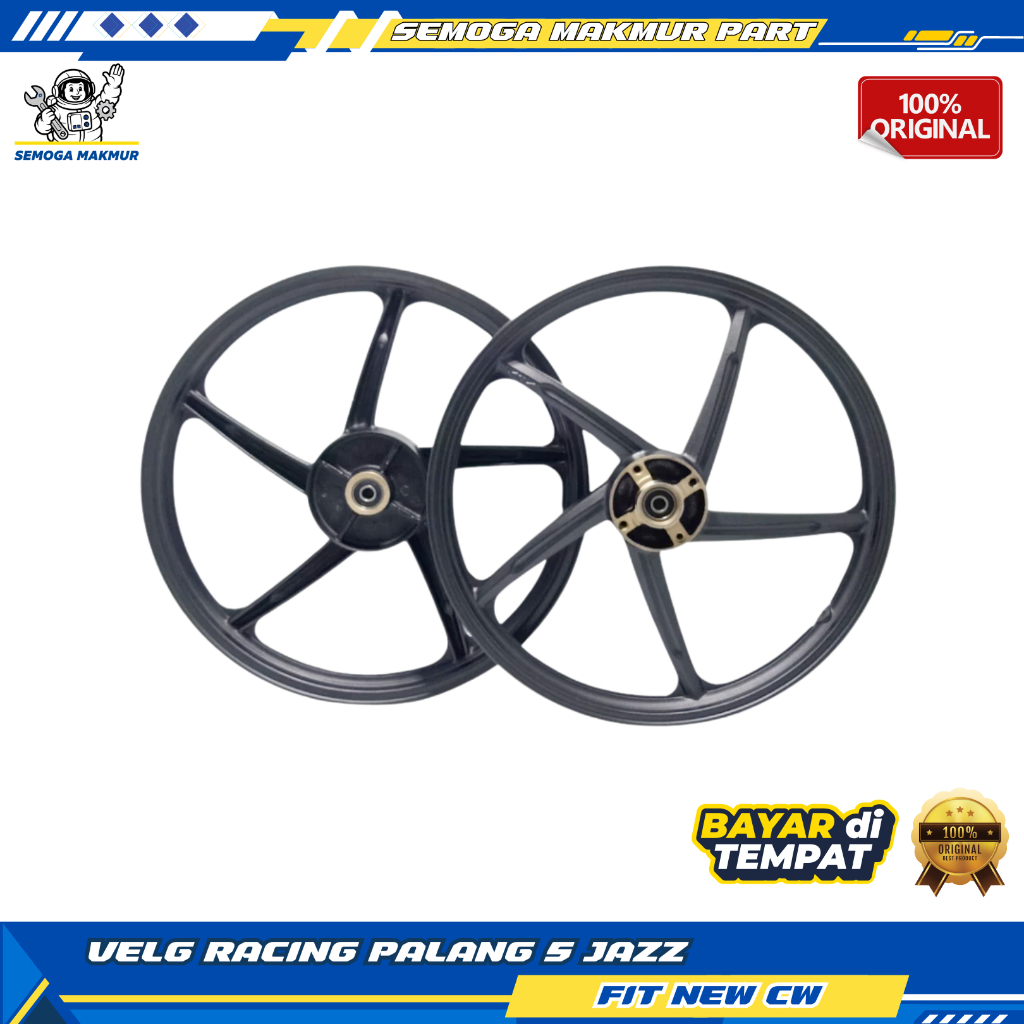 VELG RACING SUPRA FIT NEW, FIT X, REVO 100 LAMA PALANG 5 JAZZ