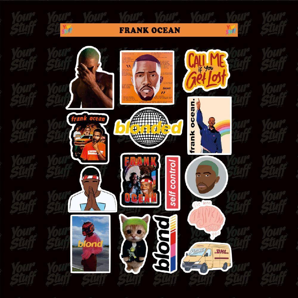 15Pcs FRANK OCEAN Stiker Pack | Frank Ocean Stiker Aesthetic