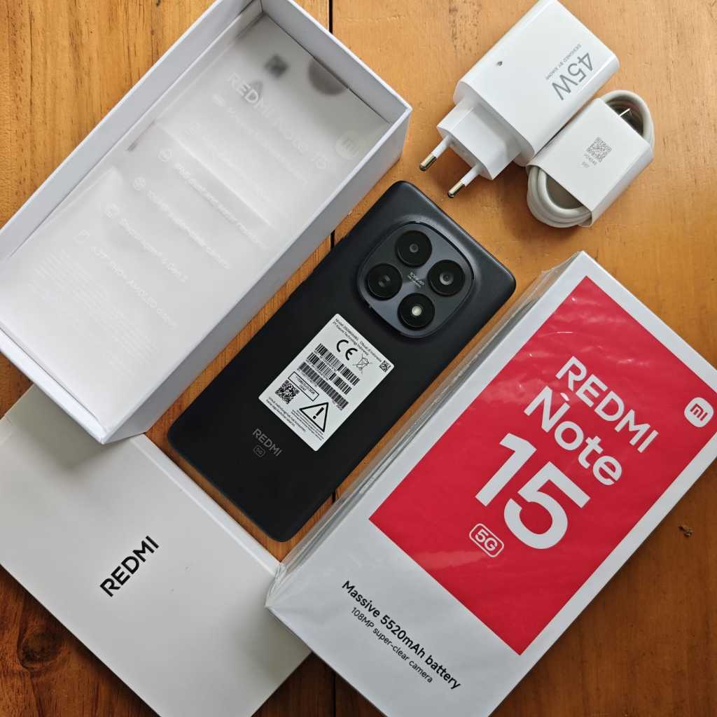 XIAOMI REDMI NOTE 15 5G 8/256GB FULLSET HANDPHONE SECOND HP SEKEN HP BEKAS MURAH
