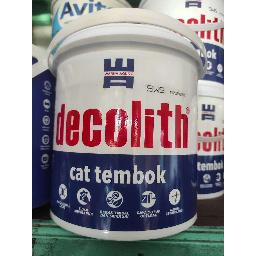 CAT TEMBOK DECOLITH 5 KG INTERIOR EKSTERIOR