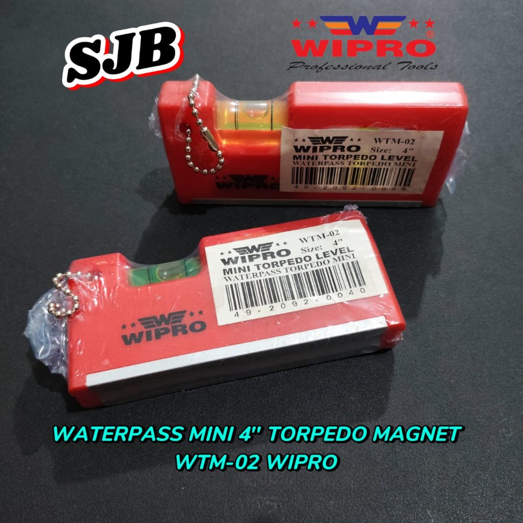 WATERPASS MINI 4" TORPEDO MAGNET WIPRO WTM-02