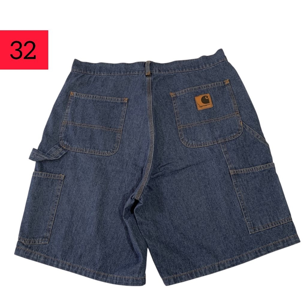 Celana pendek carpenter denim - jeans Jorts CARHARTT Made in USA ( size 32 )