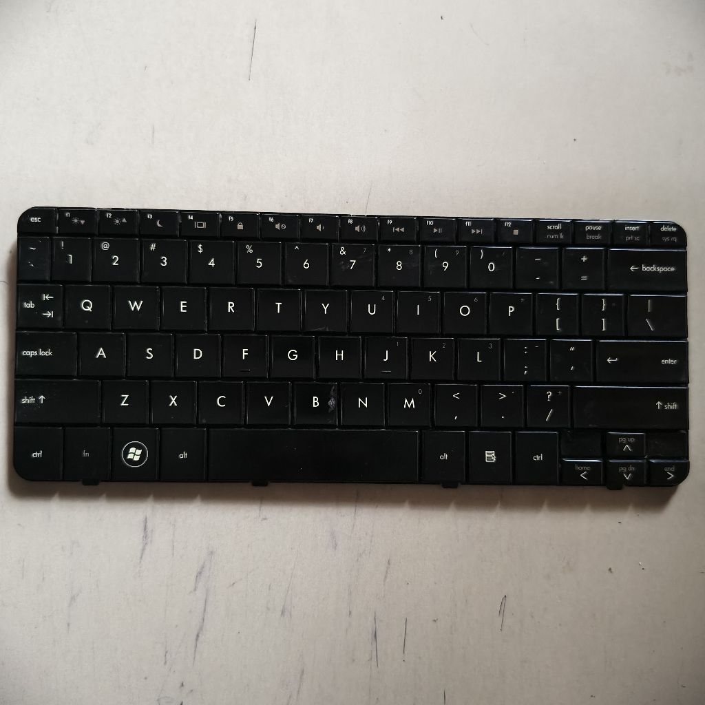 Keyboard Laptop Notebook HP Pavilion DV2 cabutan normal tested mulus no minus no ghost touch siap ra