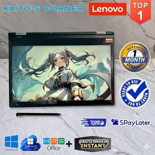 [Bekas] Laptop Lenovo Thinkpad Yoga 11E/260/300E/370 Core i5 / i7 | BISA LIPAT 360 + STYLUS PEN